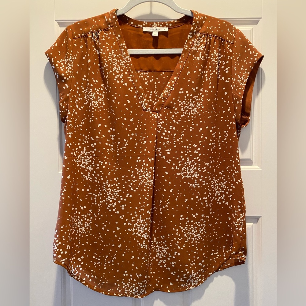 Ladies Short Sleeve cap sleeve top - M